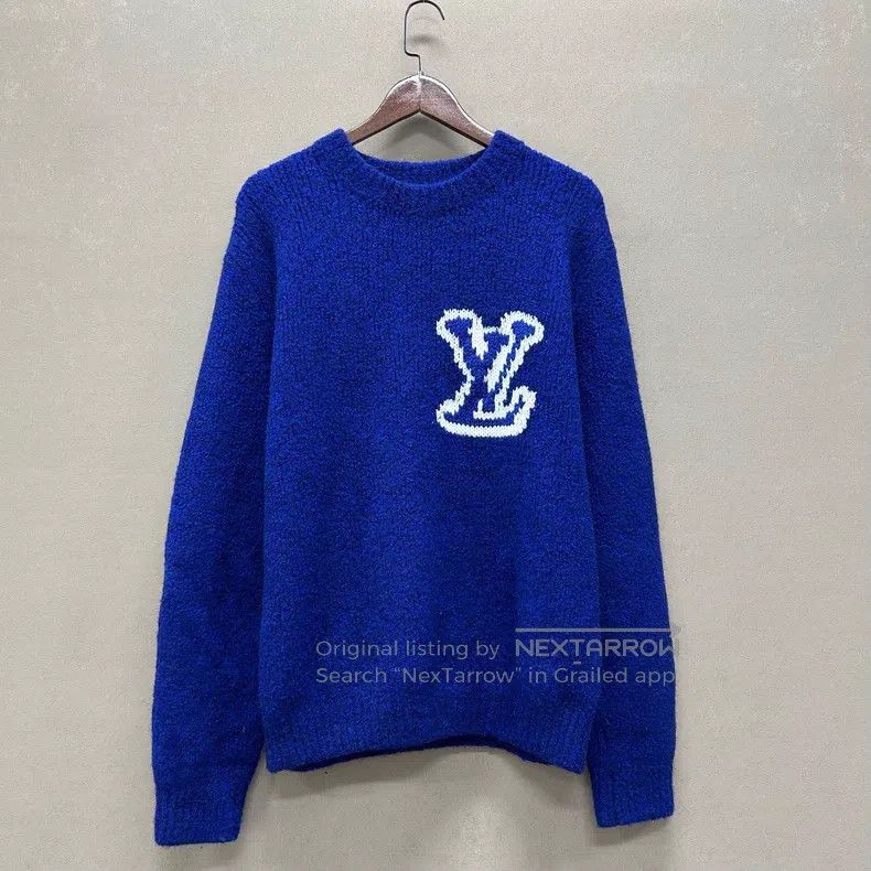Louis Vuitton Louis Vuitton Blue Sweater Size US L / EU 52-54 / 3 - 1 Thumbnail