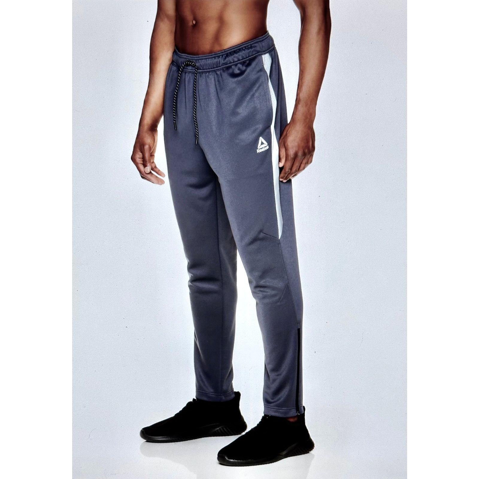 Reebok Reebok Mens Active Interlock Jogger Pants Gray XL Size US 38 / EU 54 - 3 Thumbnail