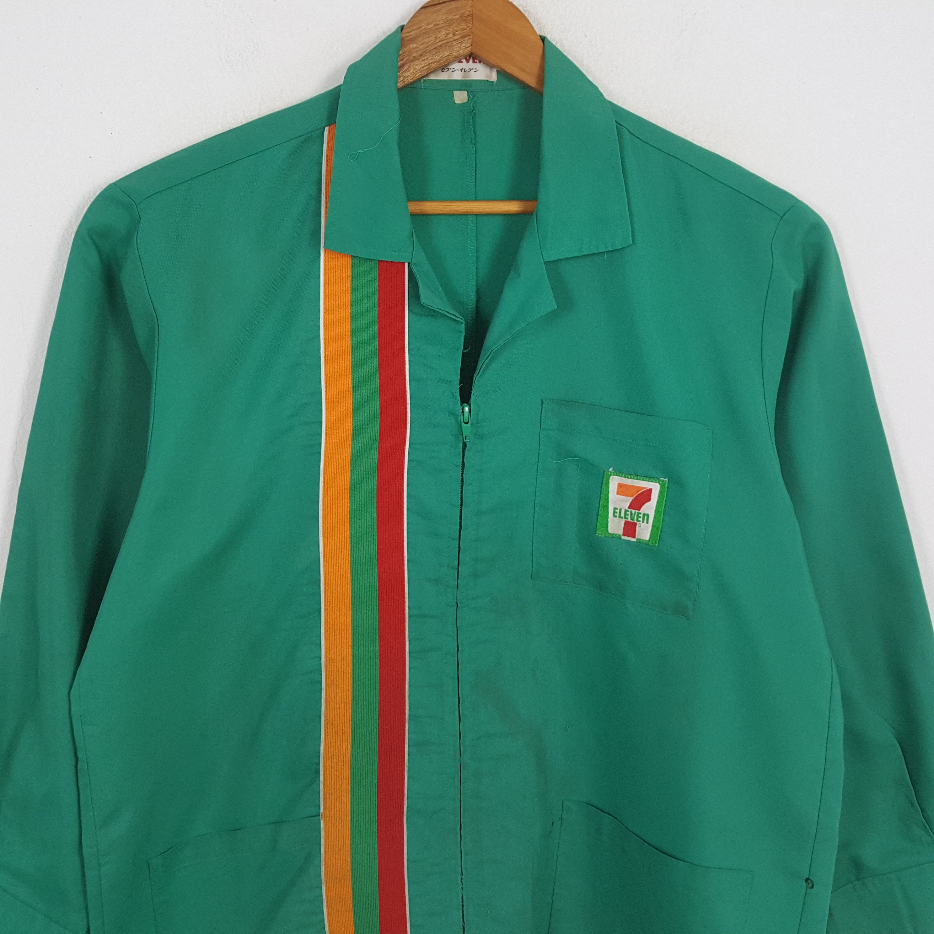 Japanese Brand × Vintage Vintage 7-ELEVEn Japanese Workers Uniform Shirt Jacket Size US L / EU 52-54 / 3 - 2 Thumbnail