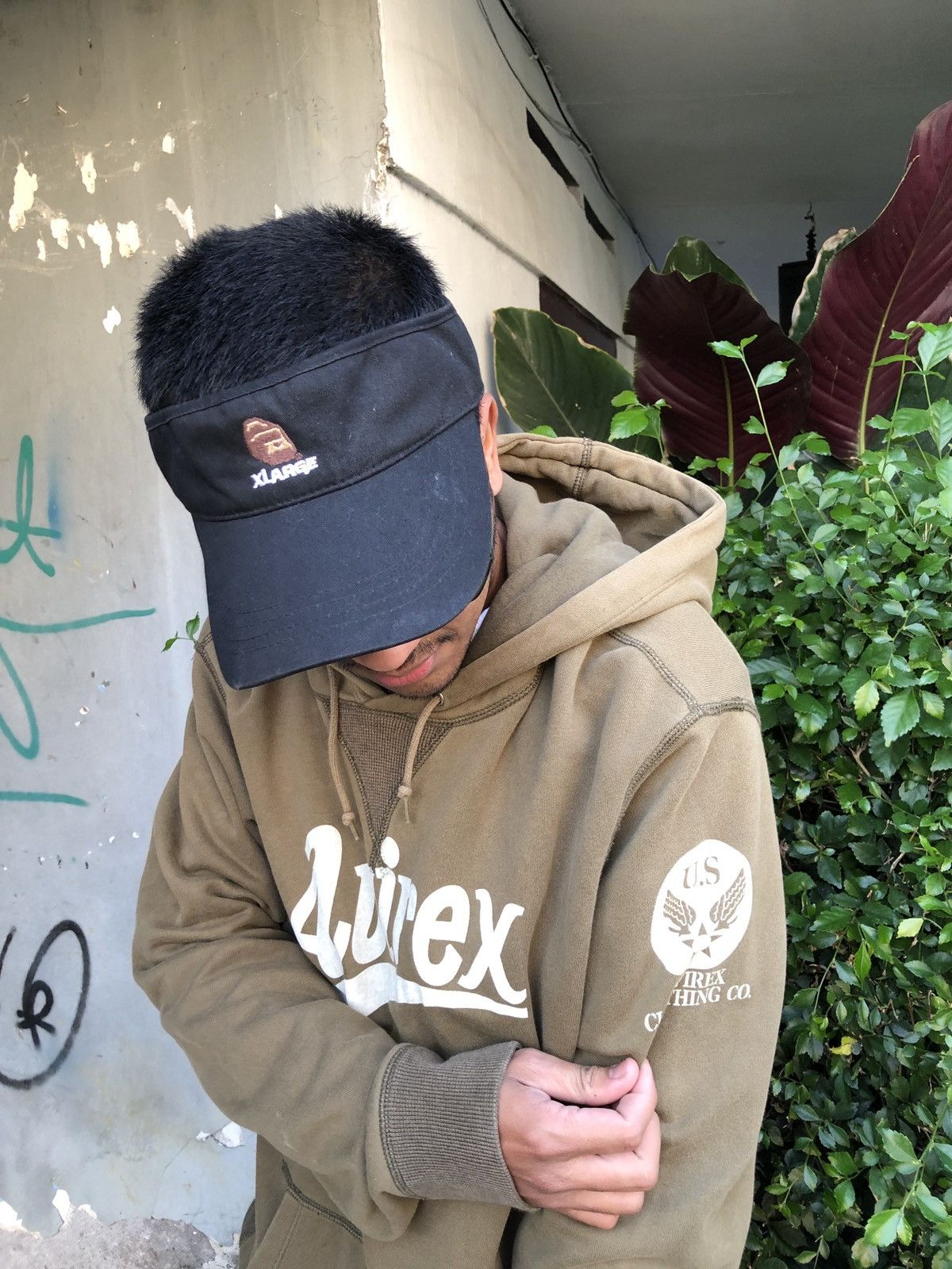 Avirex × Vintage Vtg AVIREX HOODIE MILITARY Size US XL / EU 56 / 4 - 2 Thumbnail