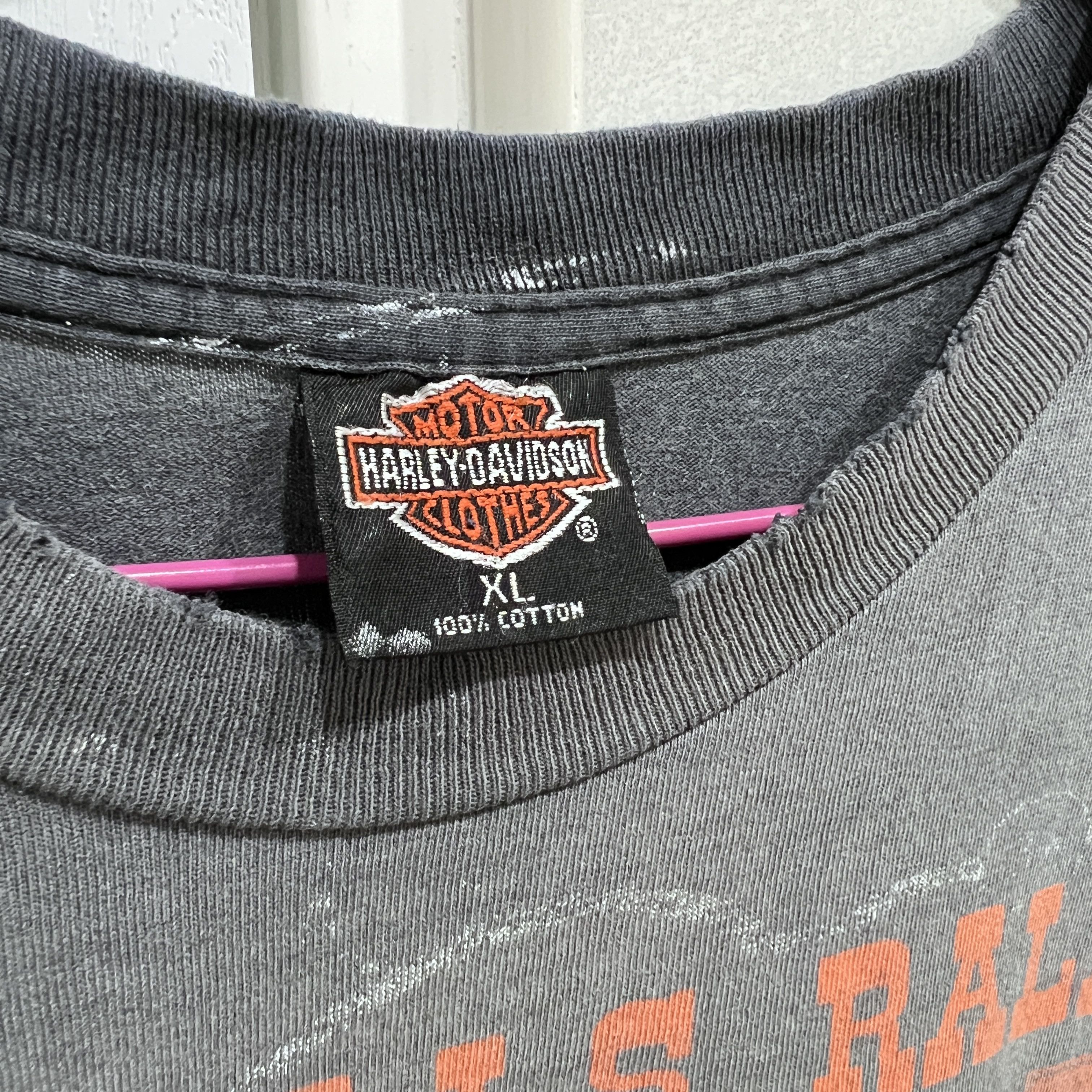 Harley Davidson Vintage 90s Harley Davidson All Over Print XL Thrashed Faded Size US XL / EU 56 / 4 - 6 Thumbnail