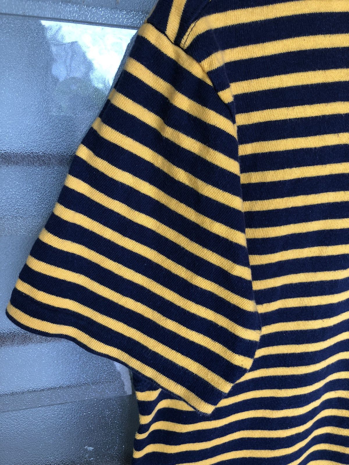 Blue Blue Japan Vintage Blue/Blue Japan Stripe Blue Yellow Shirt Tee Size US S / EU 44-46 / 1 - 4 Thumbnail