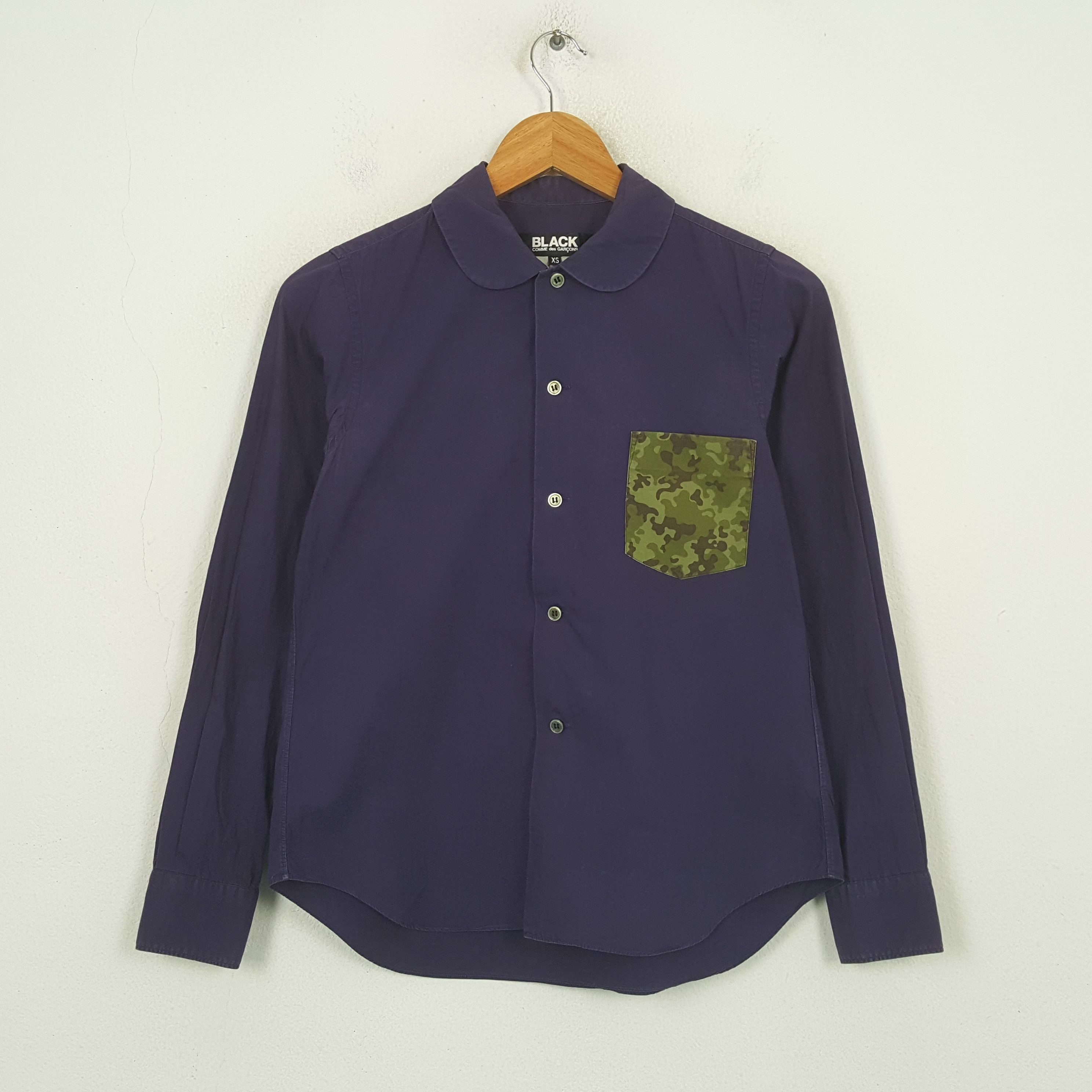 Comme des Garcons Vintage BLACK COMME des GARÇONS Japanese Designer Shirt RR27 Size US XS / EU 42 / 0 - 1 Thumbnail