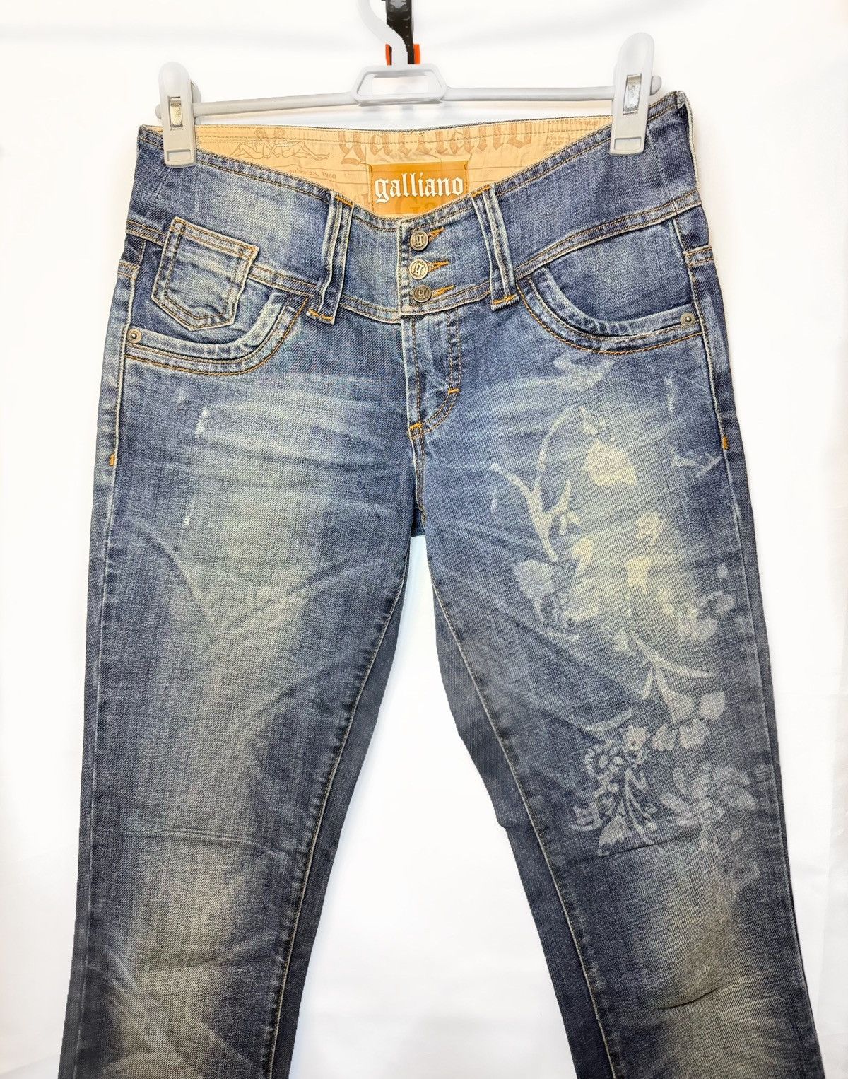 John Galliano Vintage jeans Galliano Size 27" / US 4 / IT 40 - 3 Thumbnail