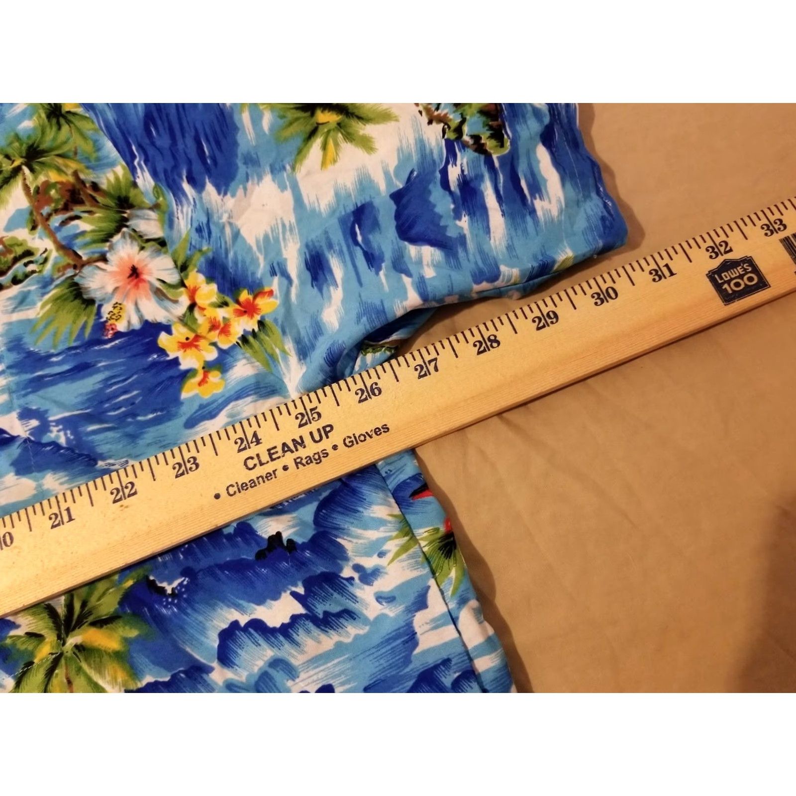 Vintage VINTAGE? No. (Cannot assume) – Royal Creations Mens Hawaiian Shirt XL Blue Button Shirt? Size US XL / EU 56 / 4 - 4 Thumbnail