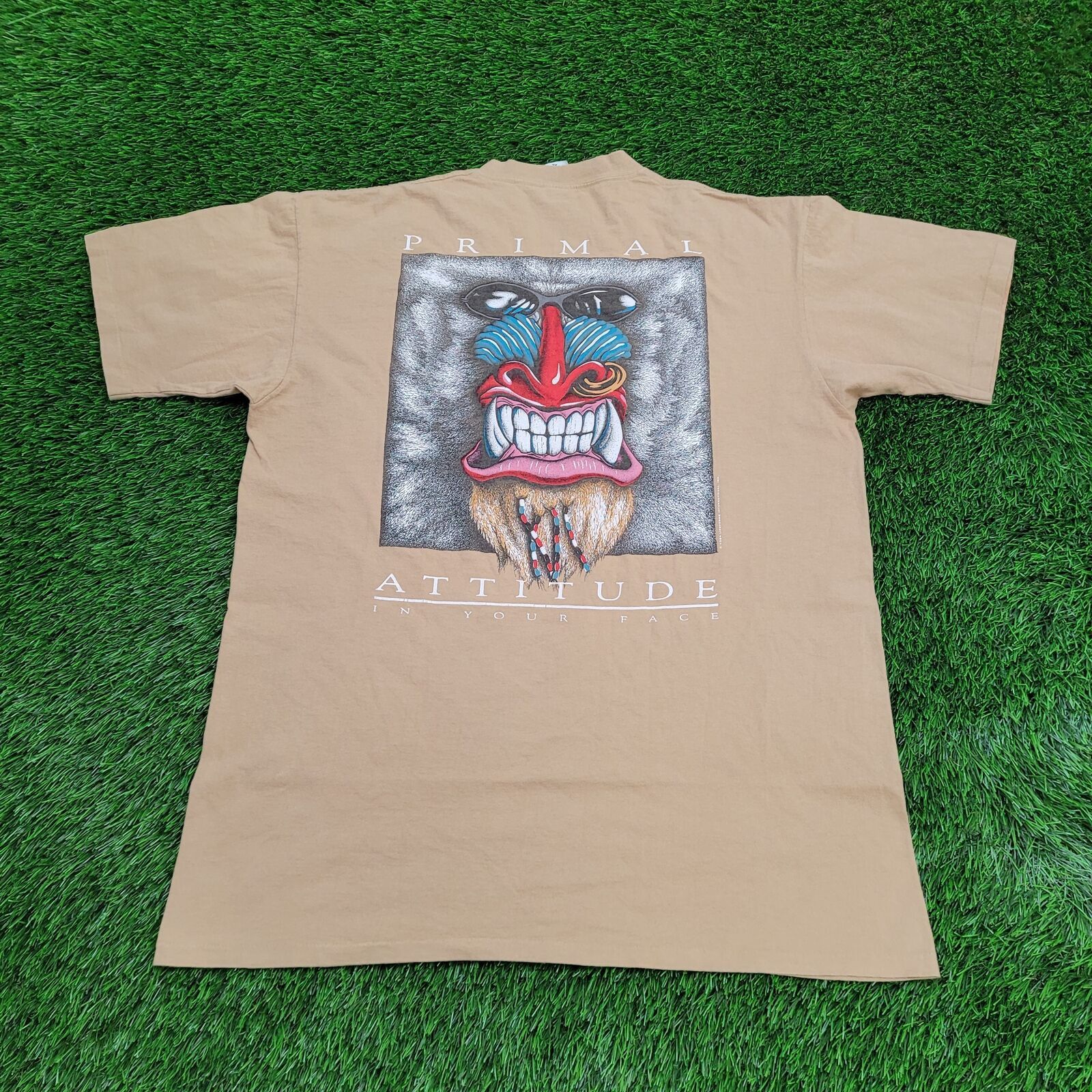 Other VTG Primal Attitude Rasta Baboon Shirt XL 23x30 USA 90s Size US XL / EU 56 / 4 - 1 Thumbnail