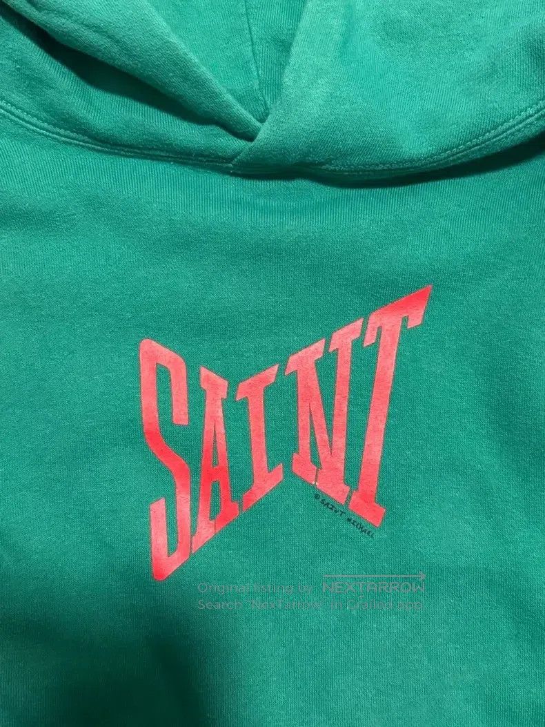 Saint Michael Saint Michael Green Hoodie Size US XL / EU 56 / 4 - 4 Thumbnail