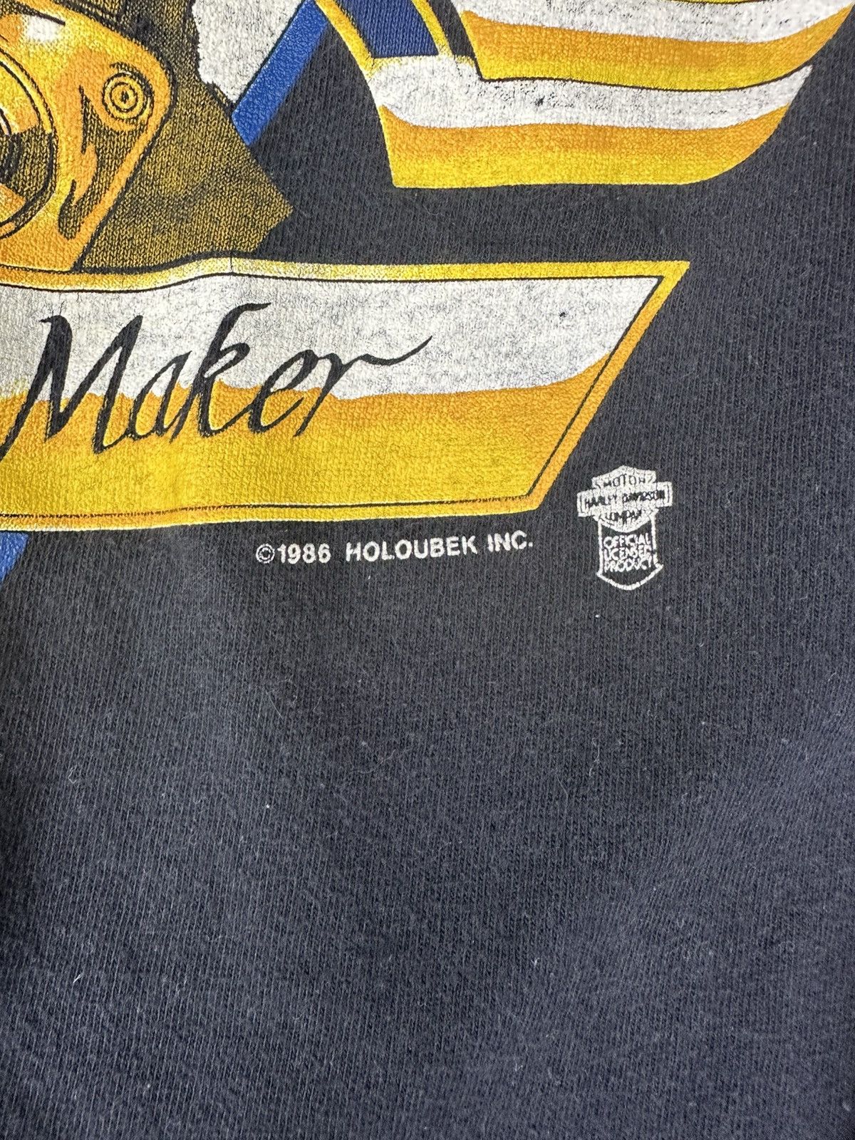 Harley Davidson Vintage 1986 Harley Davidson Long Sleeve Shirt Medium Size US M / EU 48-50 / 2 - 6 Thumbnail