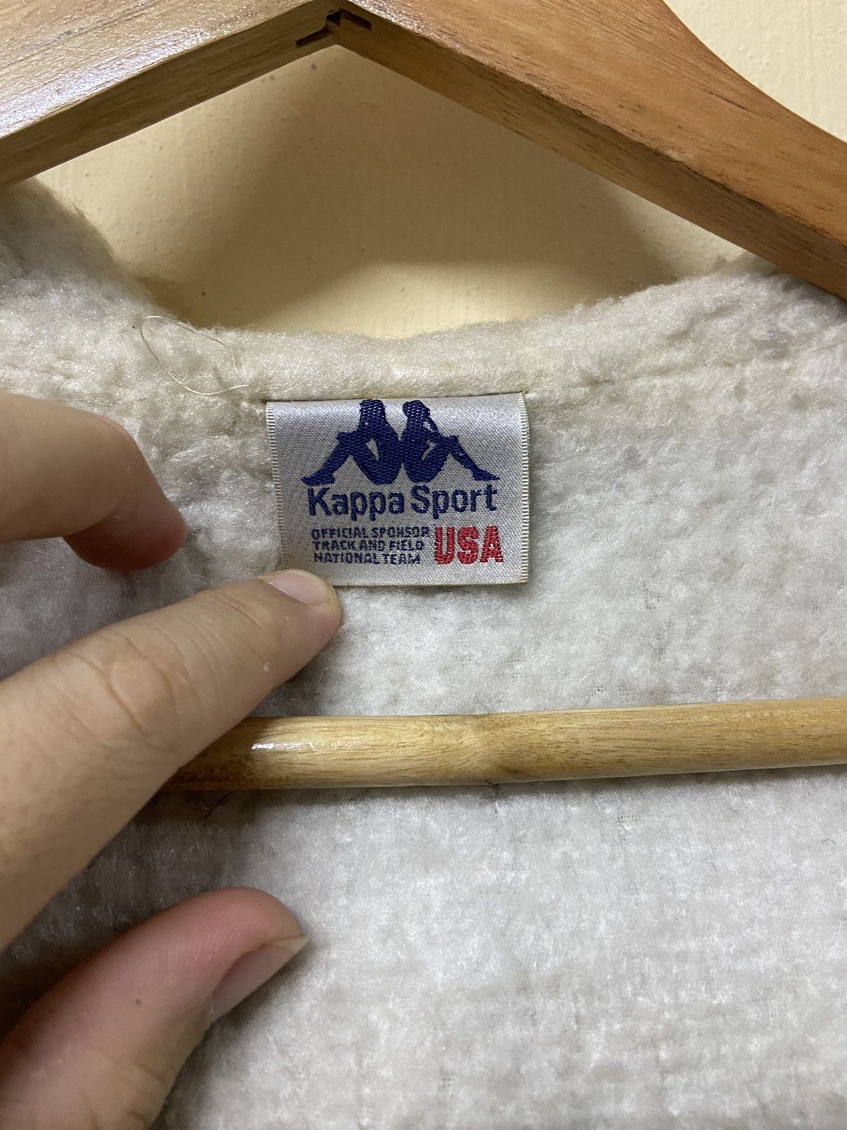 Japanese Brand × Kappa × Vintage Vintage University Of Texas Kappa Sherpa Hoodie Size US XL / EU 56 / 4 - 15 Thumbnail