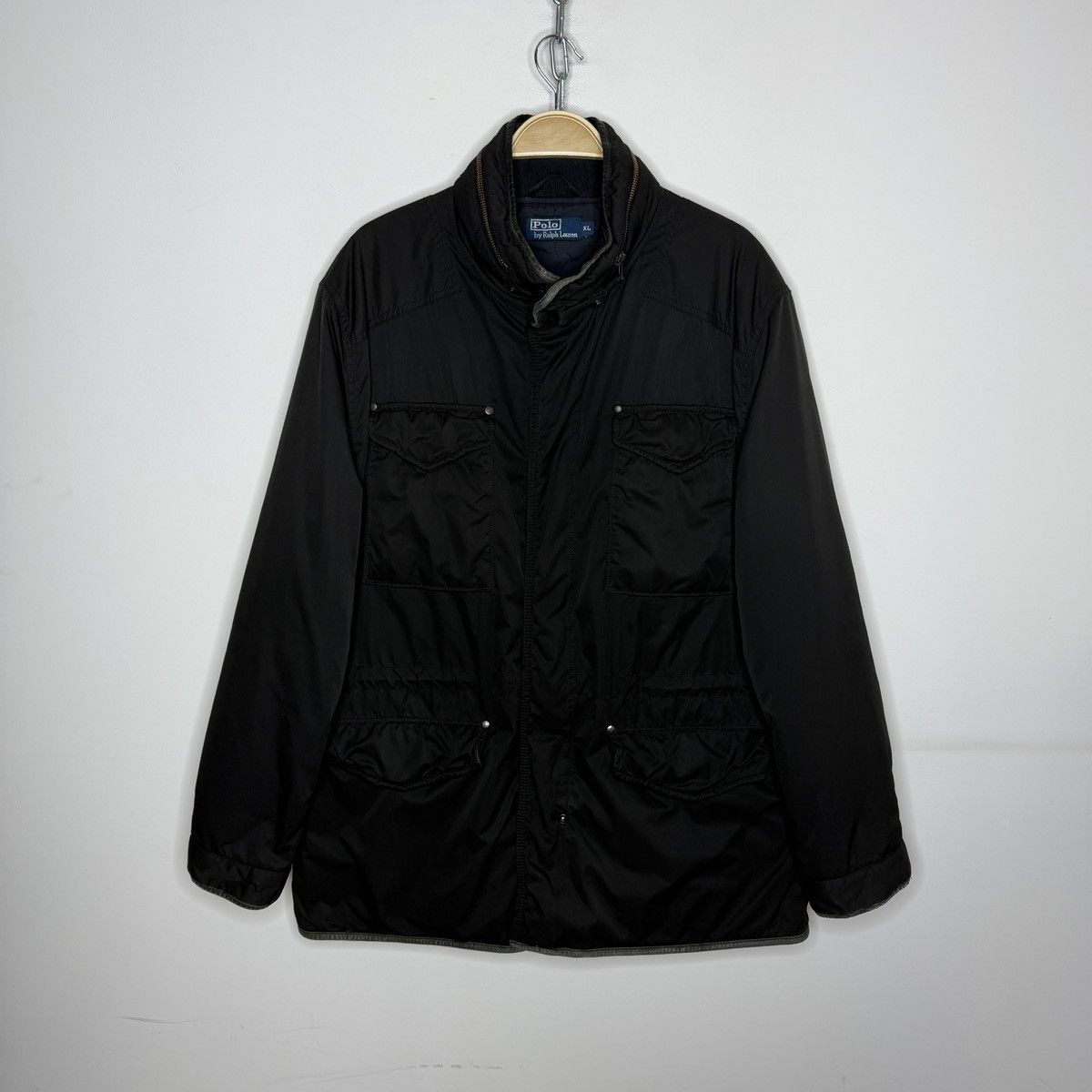 Polo Ralph Lauren Polo Ralph Lauren Hunting/Fishing Jacket Black Nylon Coat Size US XL / EU 56 / 4 - 1 Thumbnail