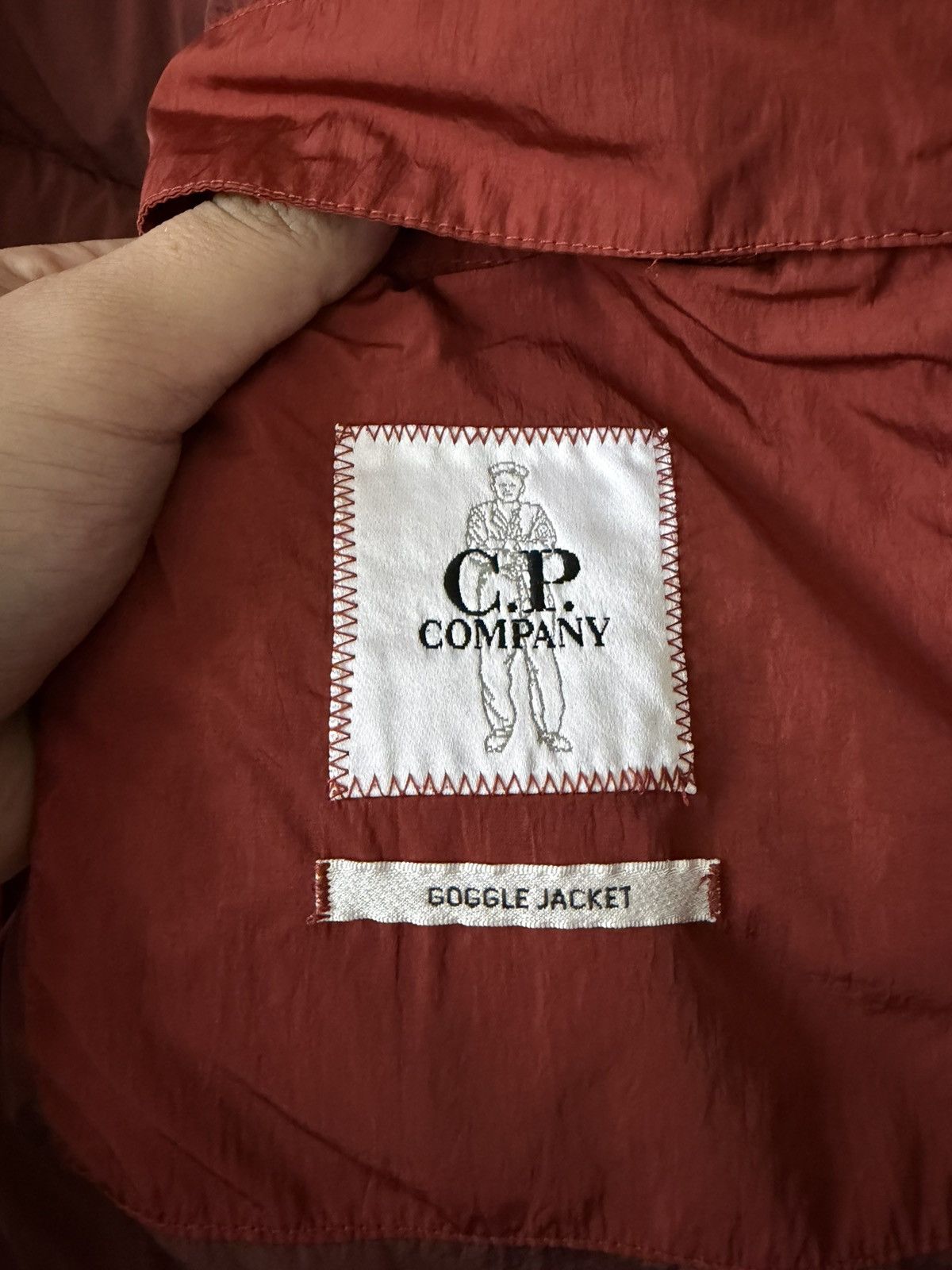 C.P. Company Cp Company Eco Chrome Google Jacket Red Size US XXL / EU 58 / 5 - 4 Thumbnail