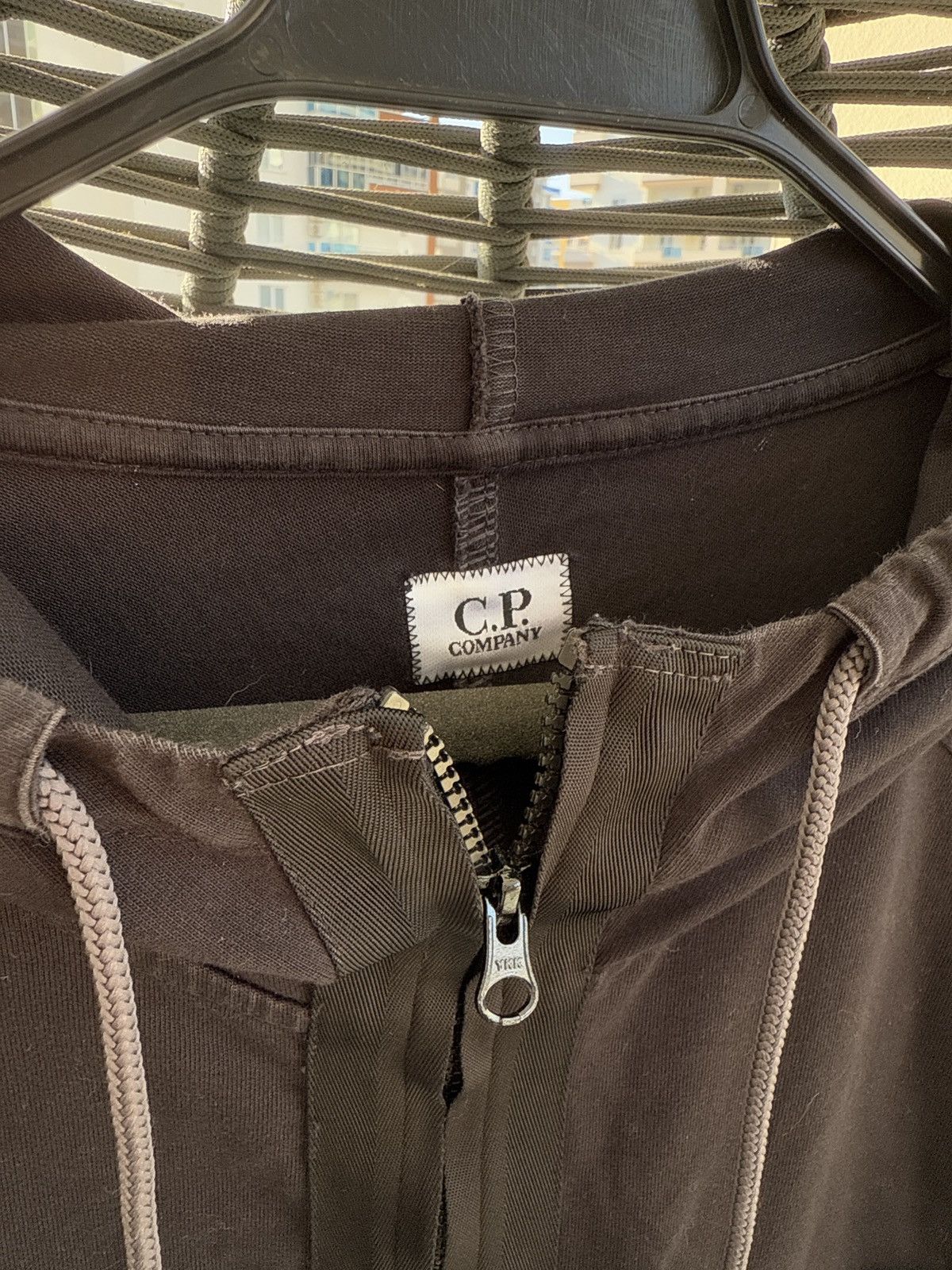 C.P. Company Black Hooded Half-Zip Pullover Size US XL / EU 56 / 4 - 3 Thumbnail