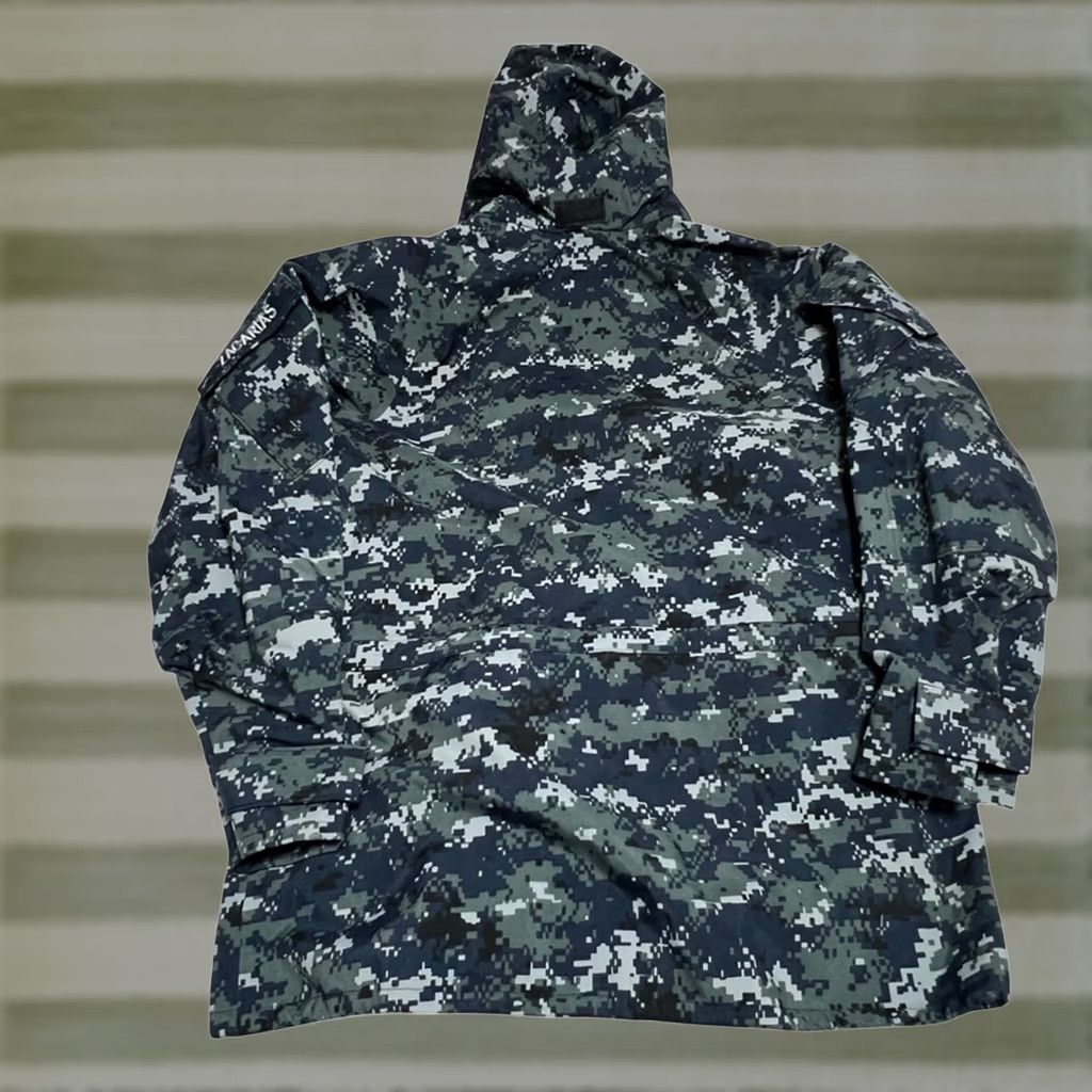Vintage US NAVY NWU GORE-TEX COLD WEATHER DIGITAL PARKA NO LINER SMALL REG Navy Jacket Military Jacket Mens Blue GORE-TEX Parka - fast shipping Size US S / EU 44-46 / 1 - 1 Thumbnail