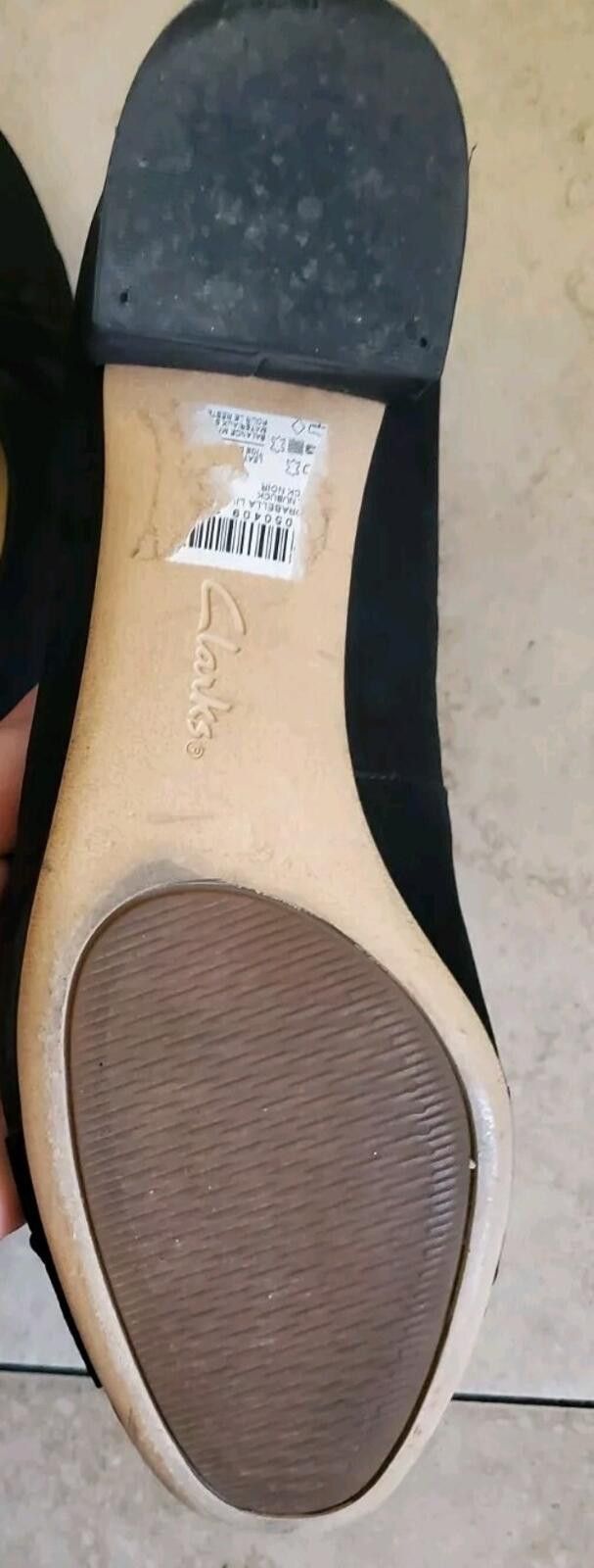 Clarks Clarks Orabella Lily Black Bow Suede Block Heel Shoes 7.5 Size US 7.5 / IT 37.5 - 9 Thumbnail