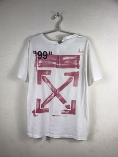 Off white 99 outlet t shirt pink