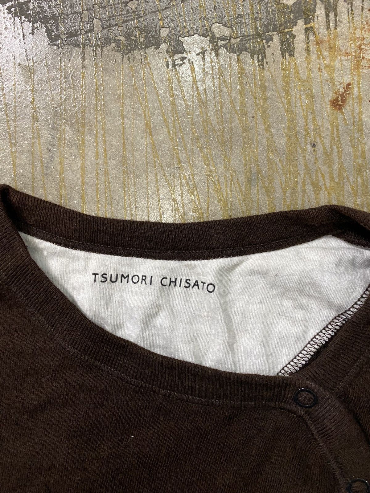 Issey Miyake × Tsumori Chisato Vtg Chisato asymmetrical snap button crop knit Size M / US 6-8 / IT 42-44 - 4 Thumbnail