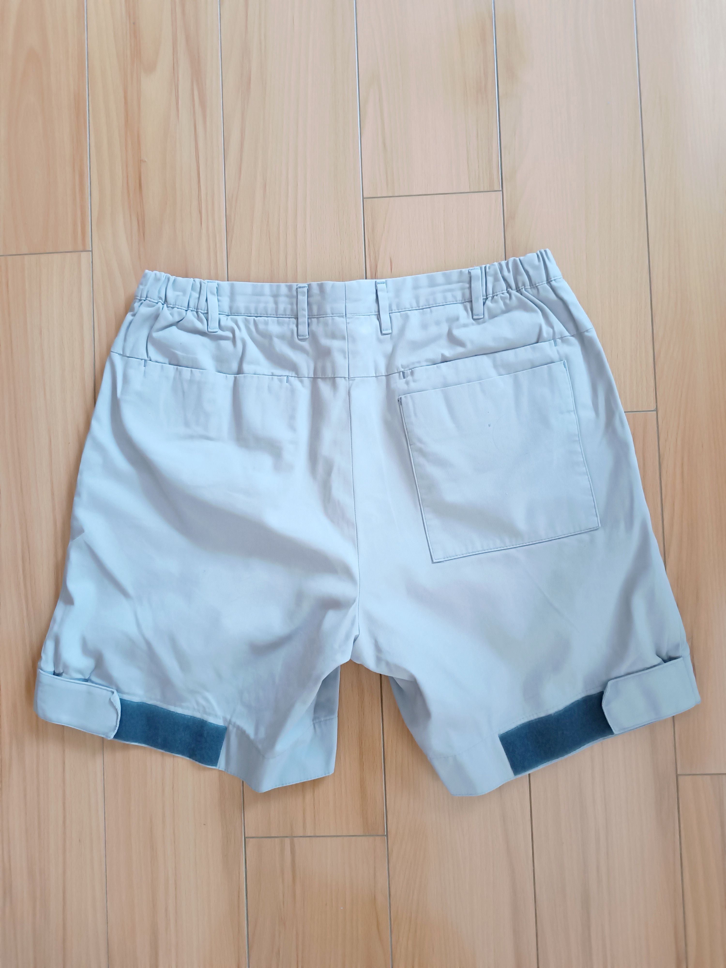 Prada Prada Mens Beige Cotton Shorts with Velcro Leg Opening Size US 30 / EU 46 - 2 Thumbnail