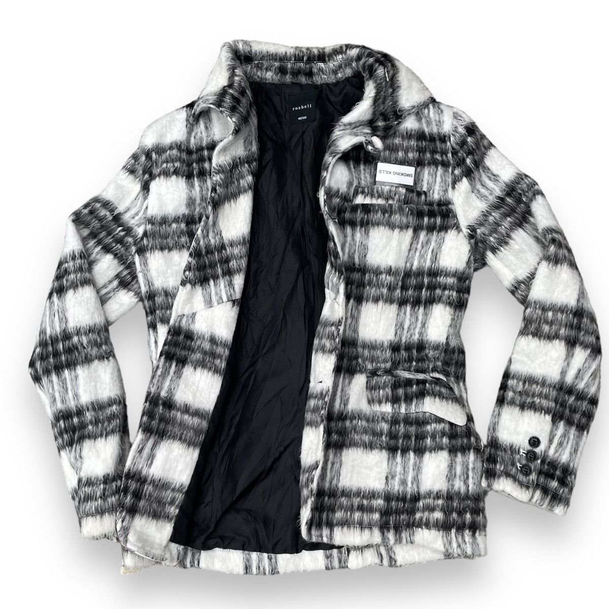 If Six Was Nine 🇯🇵 ROSHELL BUTTON UP MOHAIR JACKET Size US M / EU 48-50 / 2 - 1 Thumbnail