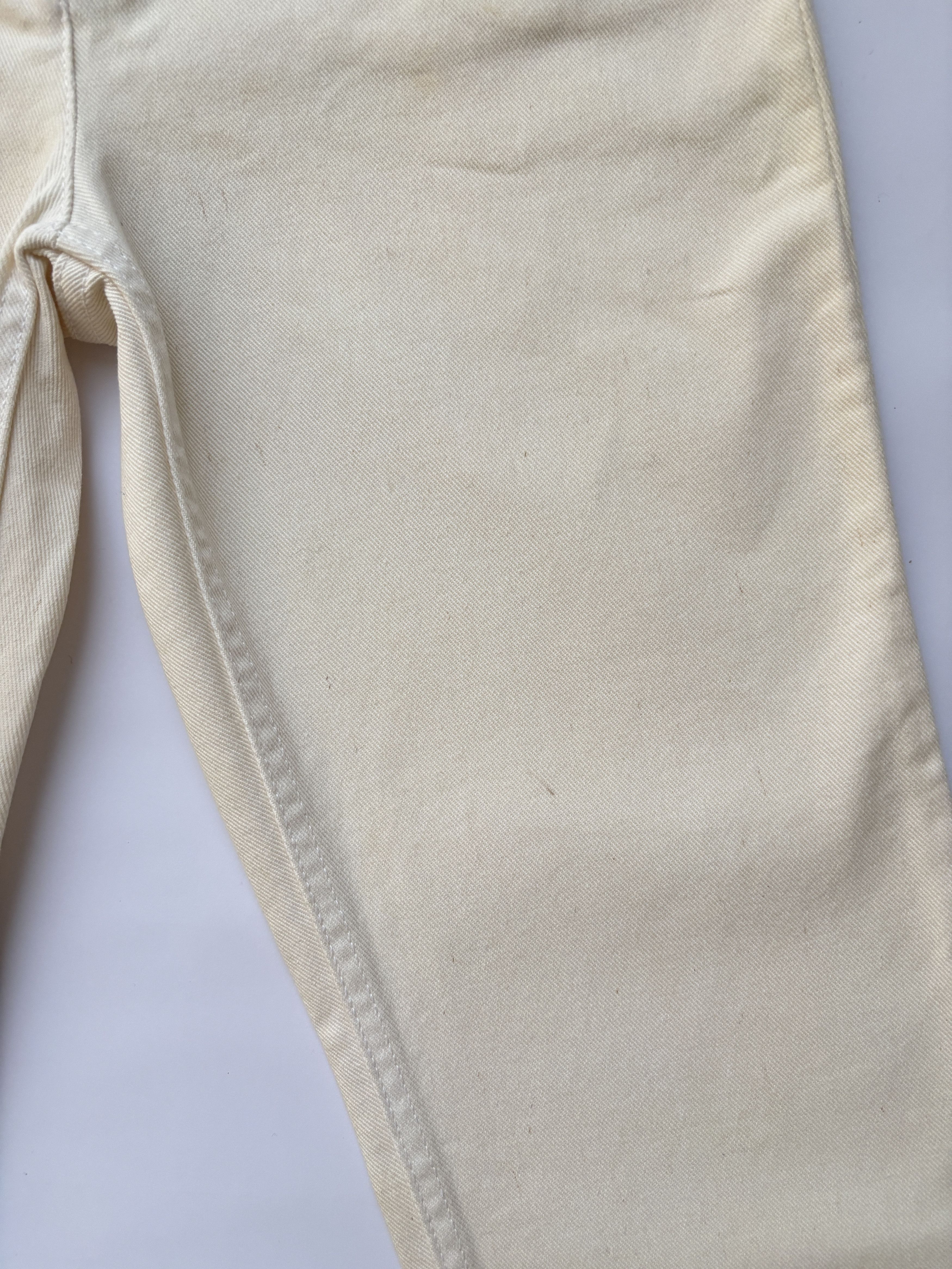 Dior ⚡️QUICK SALE⚡️2009 Dior Cream Denim Jeans Pants Size 28" / US 6 / IT 42 - 5 Thumbnail