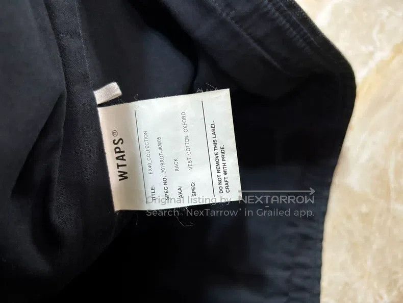 Wtaps Wtaps Military Style Washed Down Vest Size US L / EU 52-54 / 3 - 6 Thumbnail