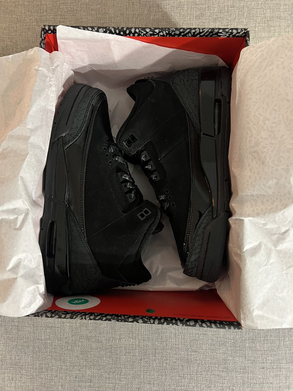 Jordan Brand Air Jordan Retro 3 GS Black cat Size US 8 / IT 38 - 9 Thumbnail