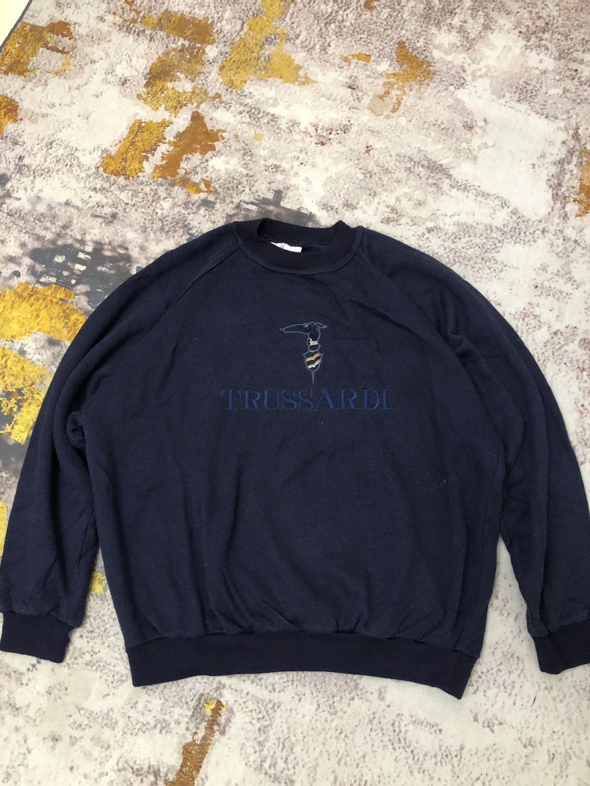Trussardi Trussardi Sweatshirt embroidery logo Size US XL / EU 56 / 4 - 1 Thumbnail