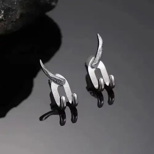 Other 894Charm Punk Stud Hombre Earrings Size ONE SIZE - 8 Thumbnail