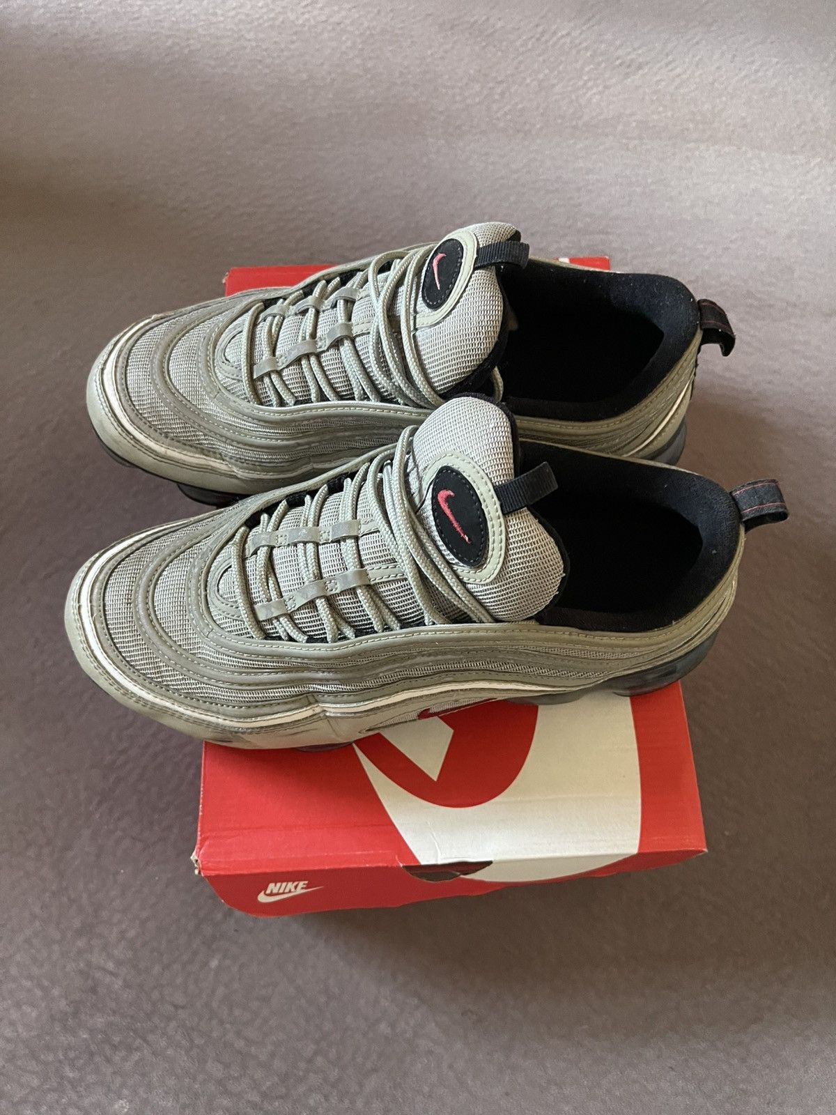 Nike Nike Air Vapormax 97 “Silver Bullet” Size US 12 / EU 45 - 10 Thumbnail