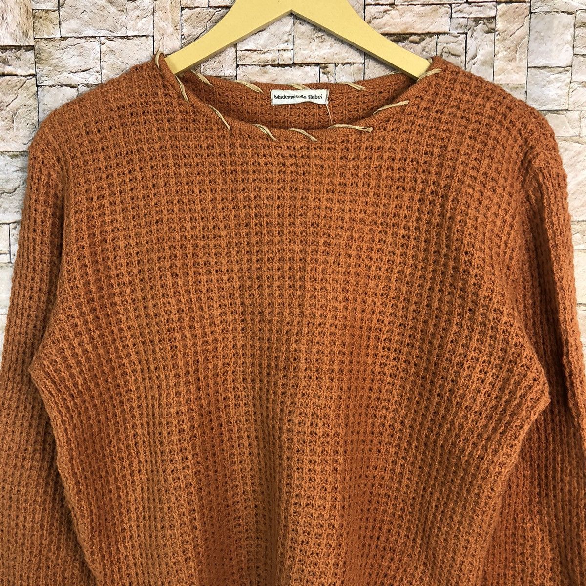 Mademoiselle Non Non Mademoiselle Bebel Orange Knitwear #A479 Size S / US 4 / IT 40 - 5 Thumbnail
