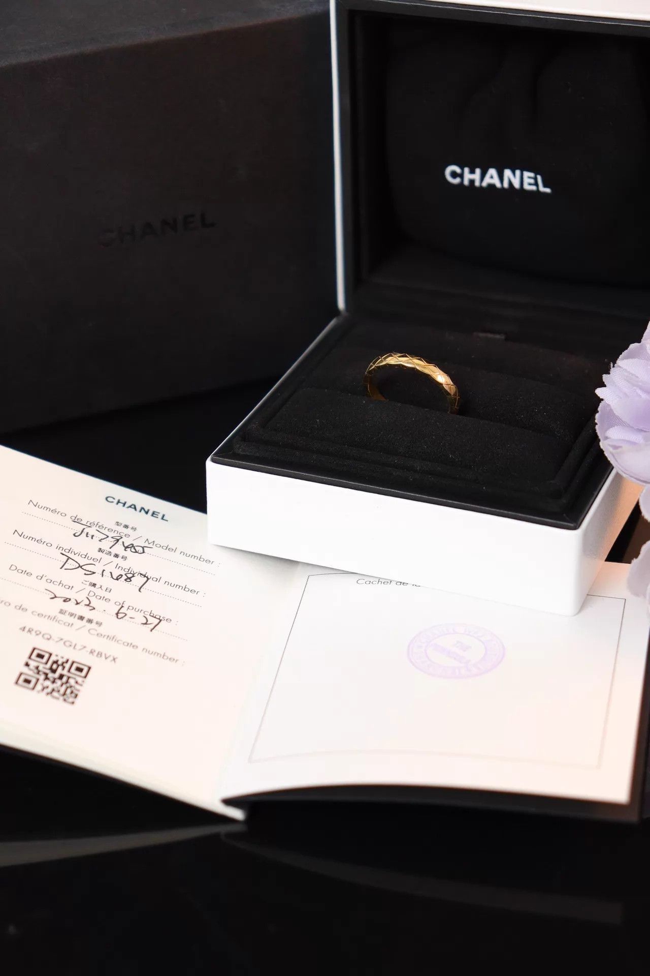 Chanel Chanel Coco Crush 18K Gold Ring 55 Box & 23.06 Card Size ONE SIZE - 1 Thumbnail
