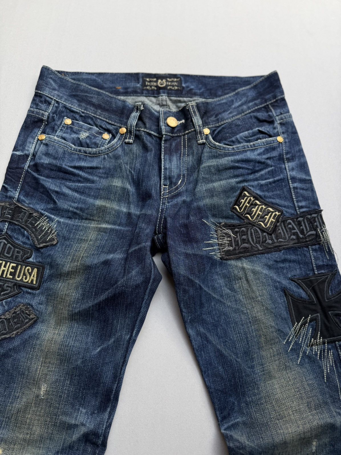 Japanese Brand Dixie flare jeans Size US 28 / EU 44 - 2 Thumbnail