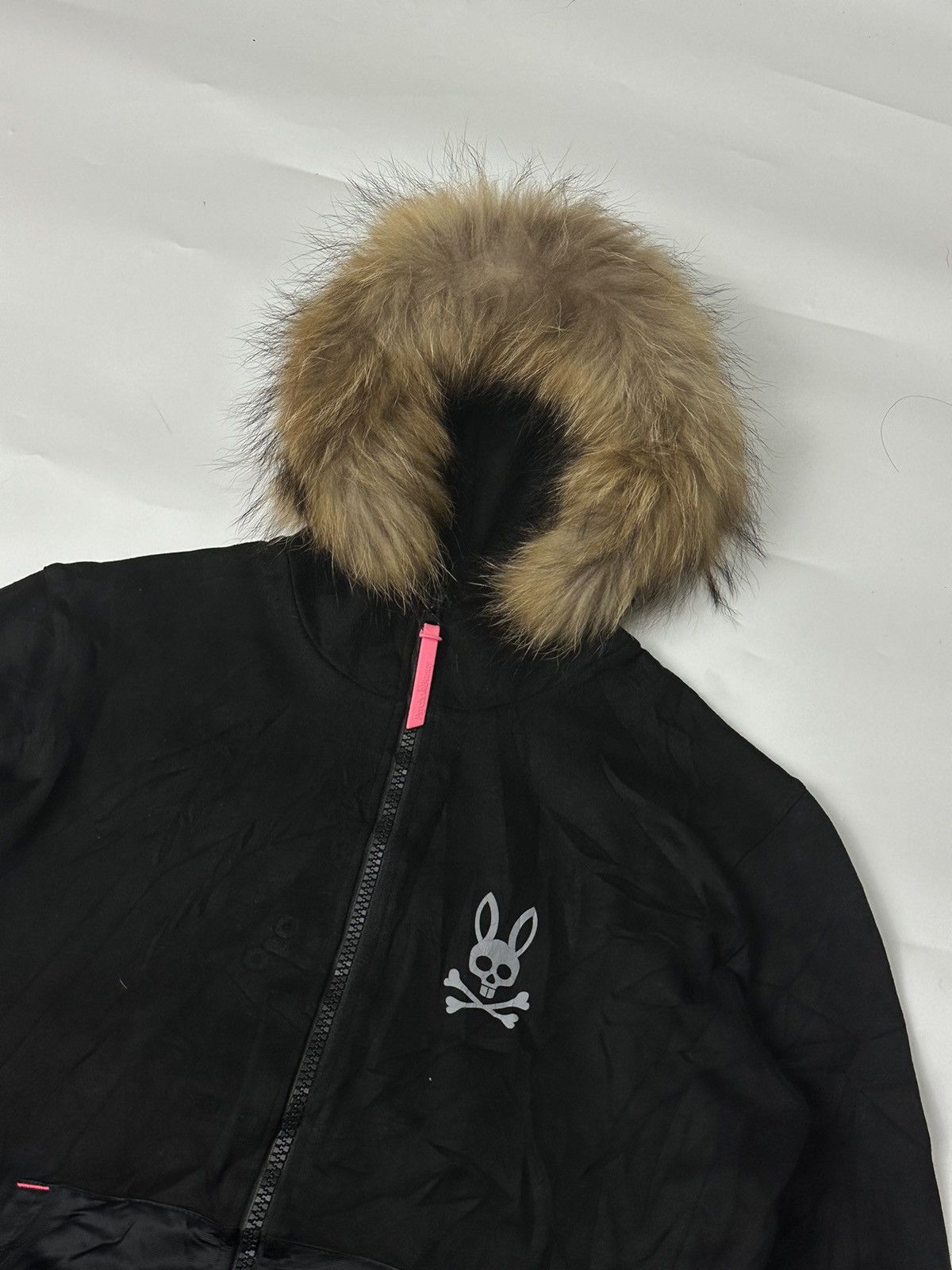 Hysteric Glamour × Japanese Brand × Psycho Bunny Fur Ziphoodie Psycho Bunny Size US M / EU 48-50 / 2 - 4 Thumbnail