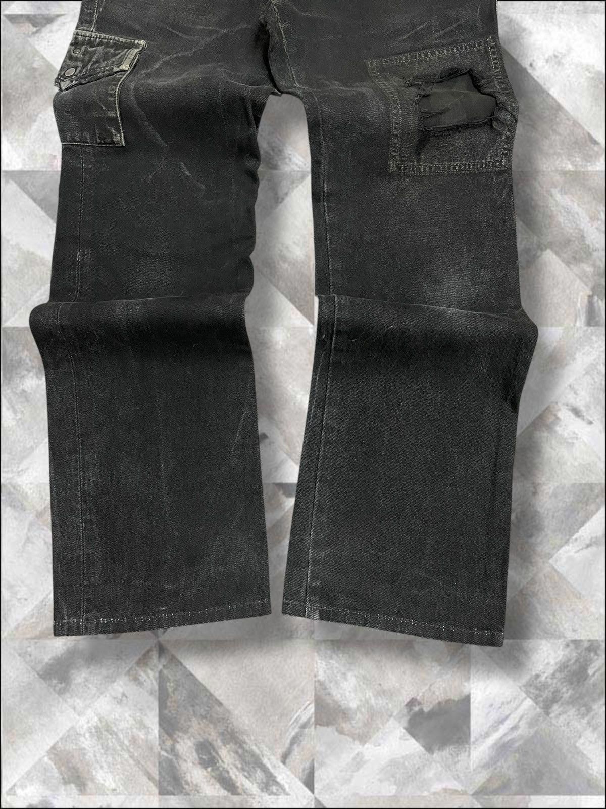 ABAHOUSE Vintage 1990s Japan Designer Abahouse Distressed Denim Size US 32 / EU 48 - 3 Thumbnail