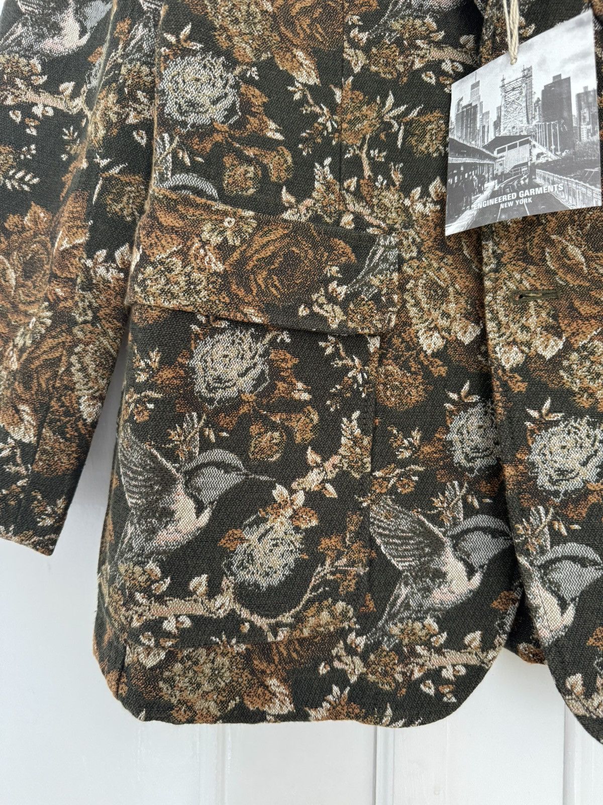 Engineered Garments Engineered Garments Baker Hummingbird Jacquard Jacket XS Size 36S - 10 Thumbnail