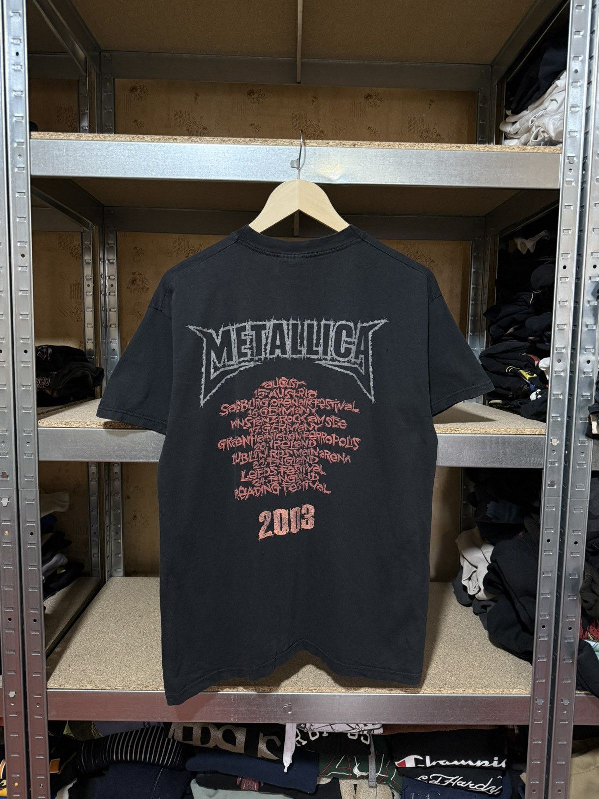 Band Tees × Vintage Vintage Metallica St. Anger Tour 2003 Band Rock T-Shirt Y2K Size US M / EU 48-50 / 2 - 2 Thumbnail