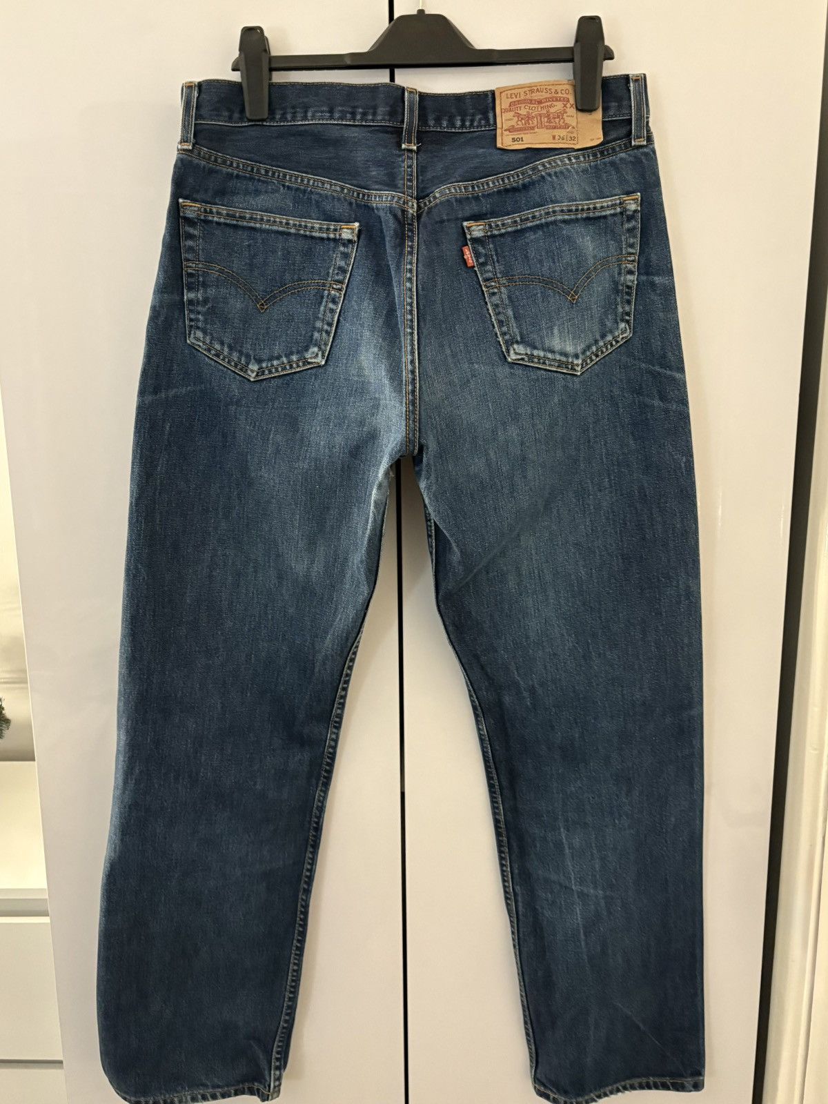 Levi's × Vintage Vintage Levi&strauss straight cut jean (W36) (L32) Size US 36 / EU 52 - 2 Thumbnail
