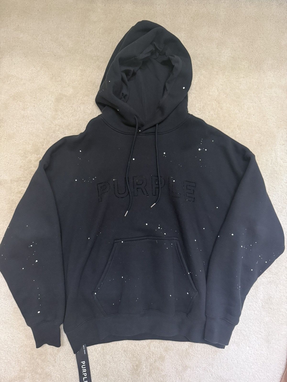 Purple Brand PURPLE BRAND LIMITED EDITION LOGO EMBELLISHED HOODIE Size US XXL / EU 58 / 5 - 1 Thumbnail