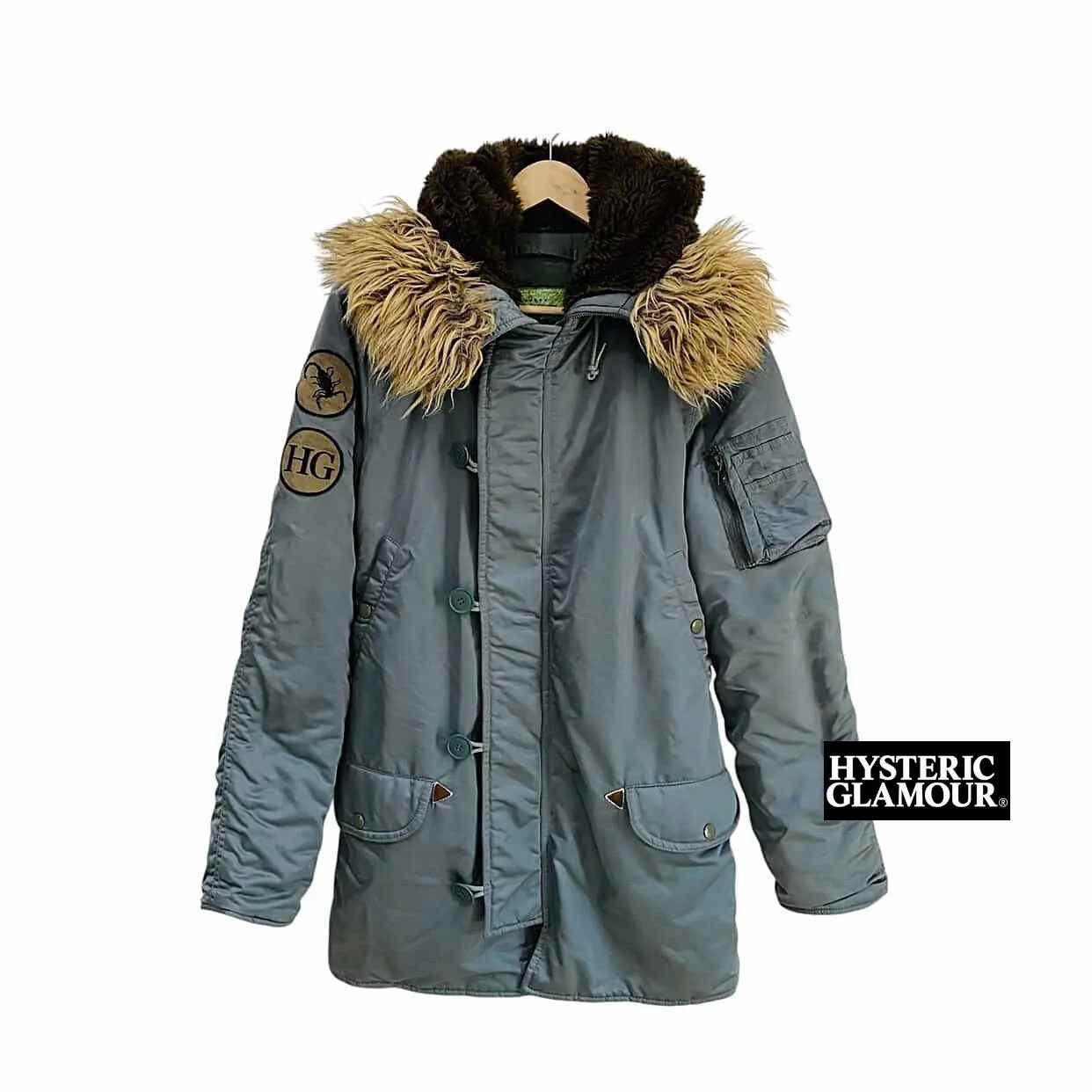 Hysteric Glamour Hysteric Glamour Mohair Flight Jacket With Patch Size US L / EU 52-54 / 3 - 1 Thumbnail