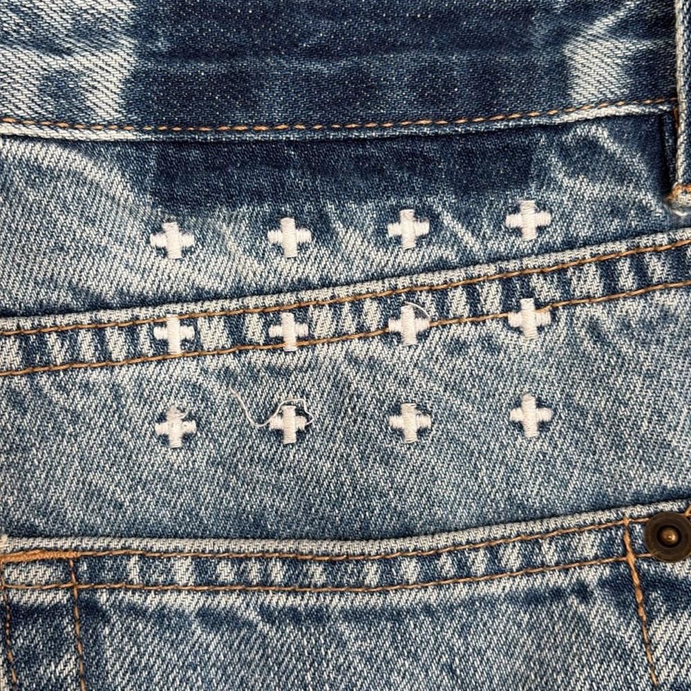 Ksubi KSUBI Skinny Flare Kickn Placid Acid 098 Jeans Size 26 Size 26" / US 2 / IT 38 - 6 Thumbnail