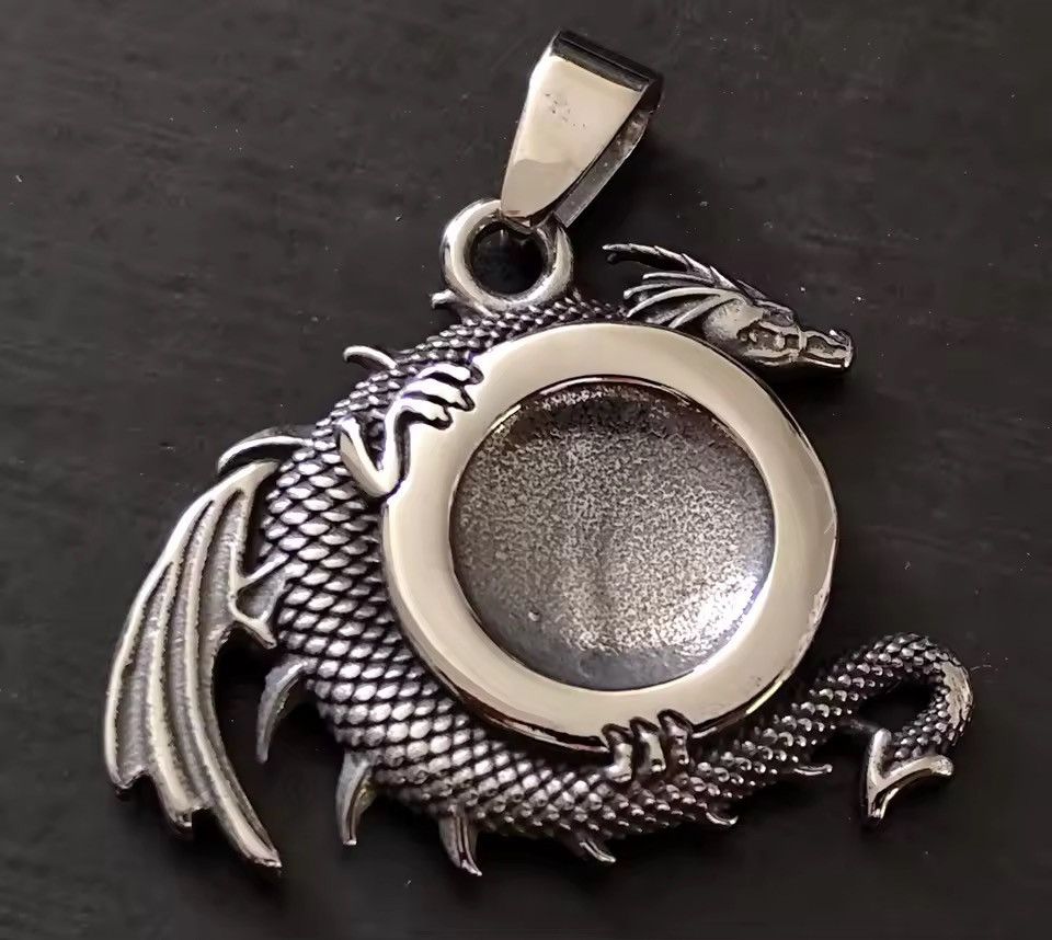 Jewelry Tree of Life and dragon Pendant Necklace Size ONE SIZE - 11 Thumbnail