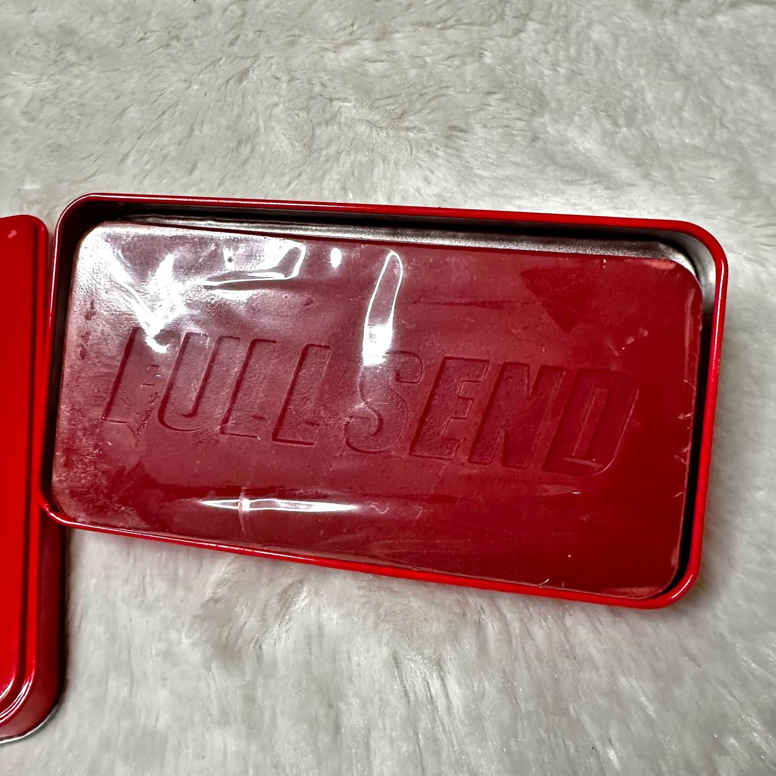 Full Send NEW Full Send Skateboard Wax Red Collectible Tin SOLD OUT Size ONE SIZE - 2 Thumbnail