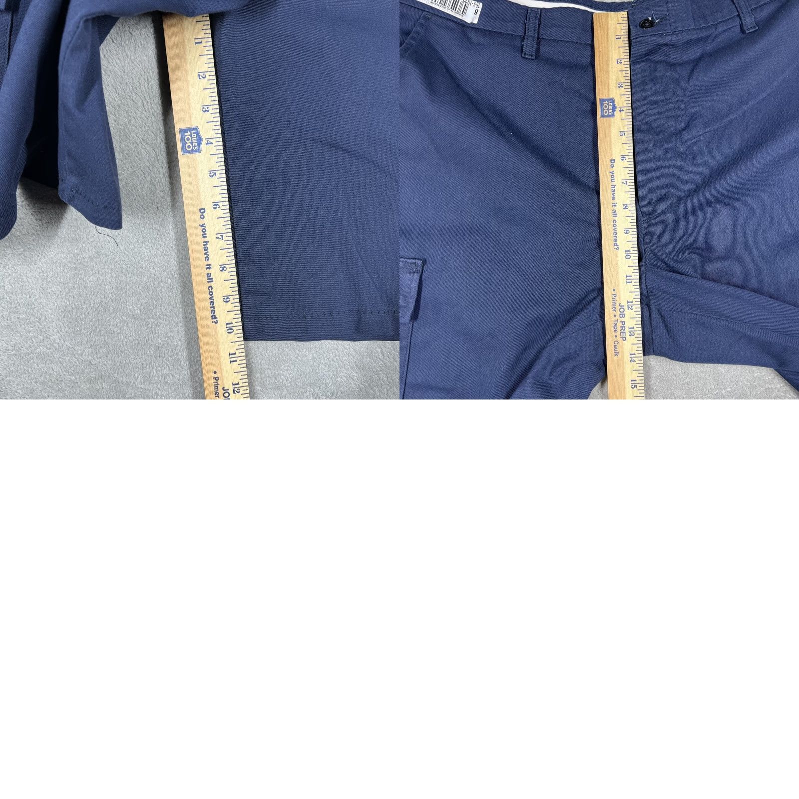 Vintage Aramark Men’s Navy Blue Baggy Cargo Flat Front Shorts Size 42R GP0730 Size US 42 / EU 58 - 10 Thumbnail