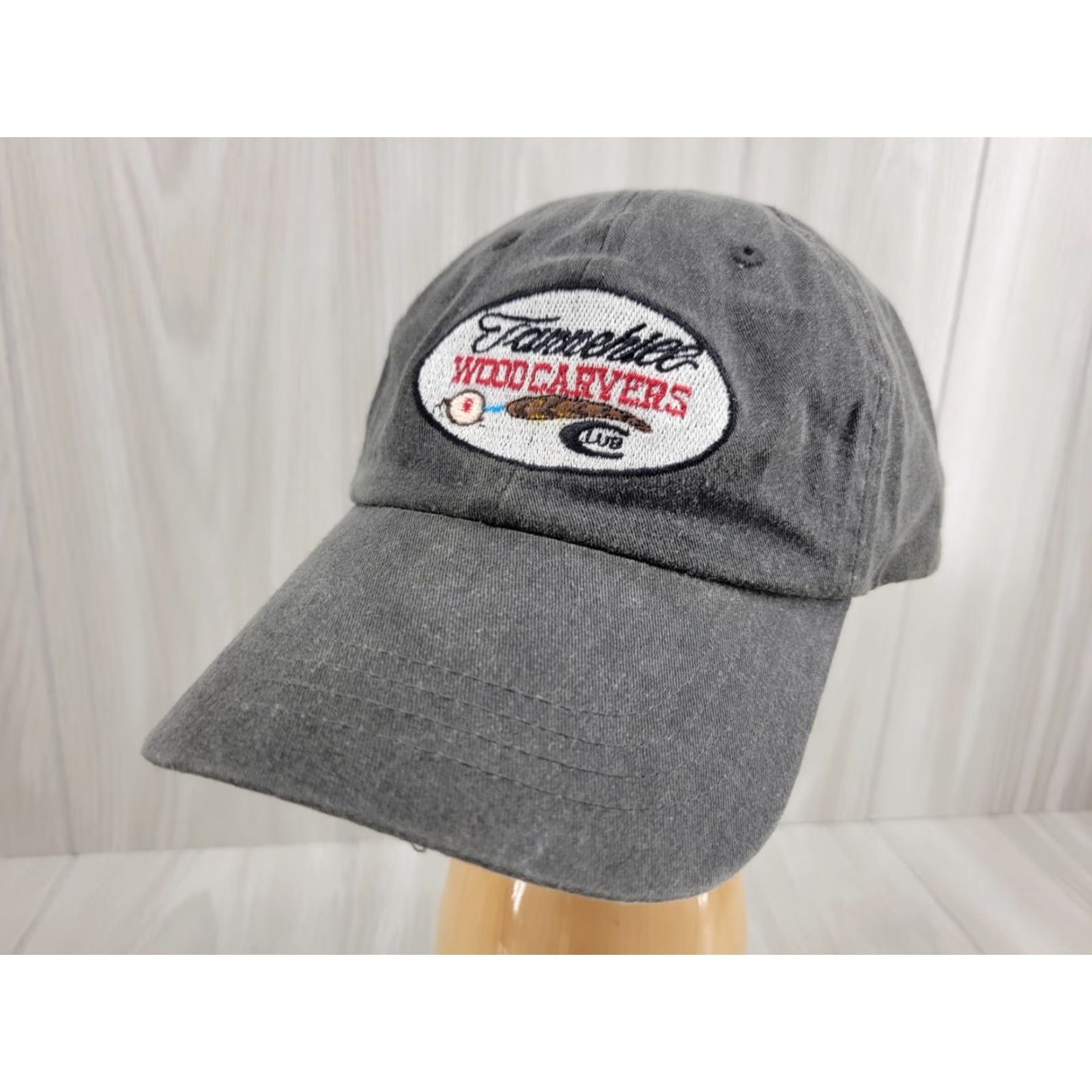 Port & Company Tannehill Woodcarvers Club Hat Gray Baseball Cap Mens One Size Port & Company Size ONE SIZE - 2 Thumbnail