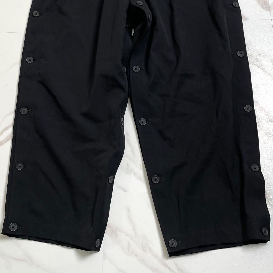 Yohji Yamamoto Yohji Yamamoto Pour Homme - Asymmetrical Buttons Wide Pants Size US 30 / EU 46 - 6 Thumbnail
