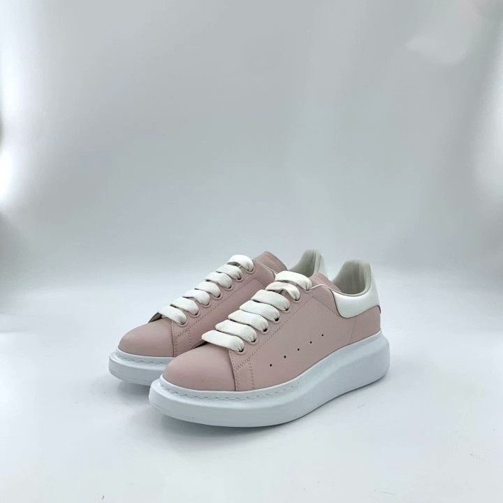 Alexander McQueen Alexander McQueen Pink Lace-Up Sneakers Size US 6.5 / IT 36.5 - 1 Thumbnail