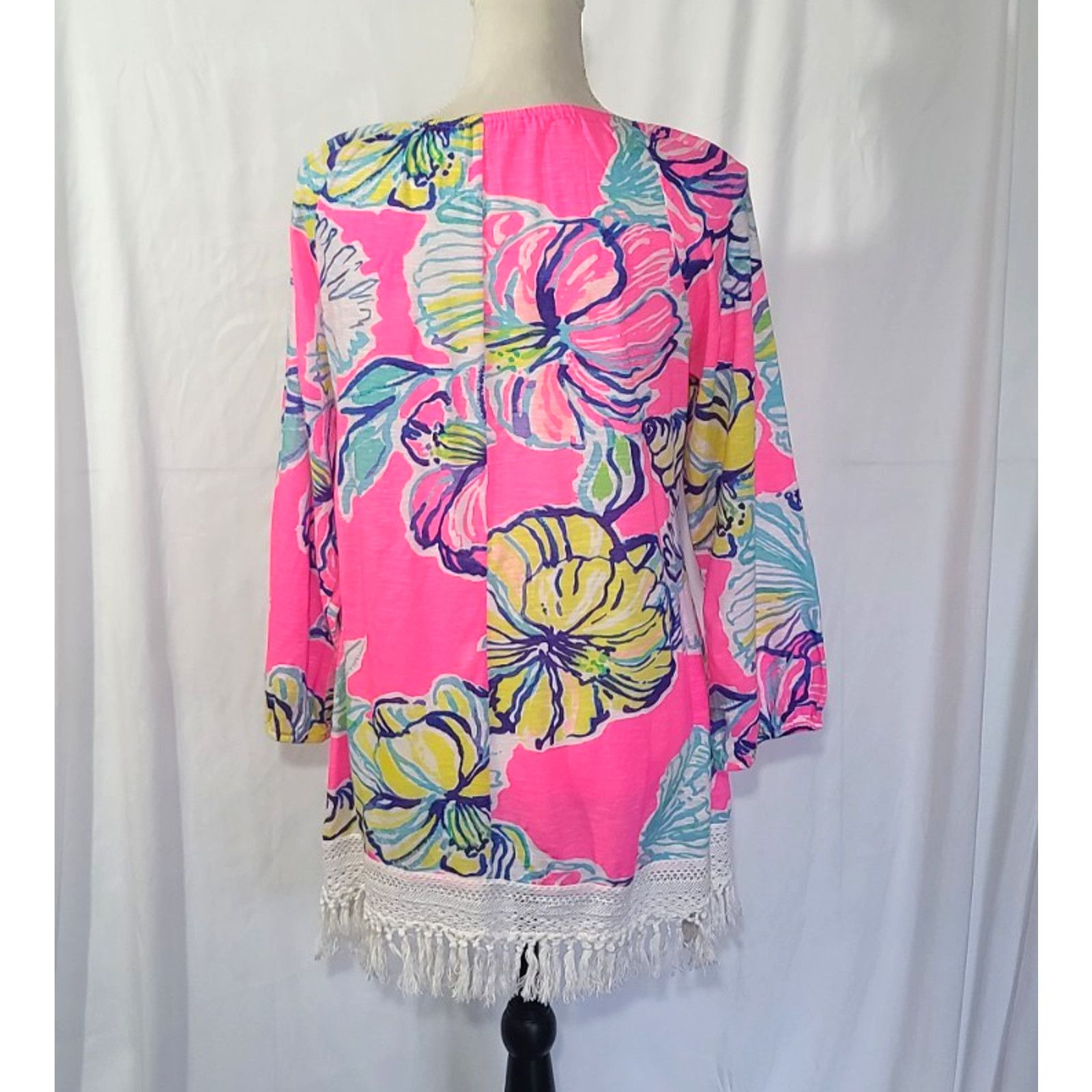 Lilly Pulitzer New Lilly Pulitzer Swept By The Tide Alia Tunic Top Large Size L / US 10 / IT 46 - 5 Thumbnail