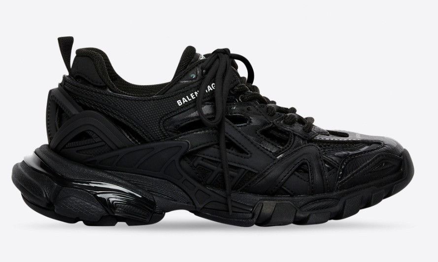 Balenciaga o1srvl11e1025 KIDS Size: 24 / - Track.2 Sneakers in Black Size US 5 / EU 37 - 1 Thumbnail
