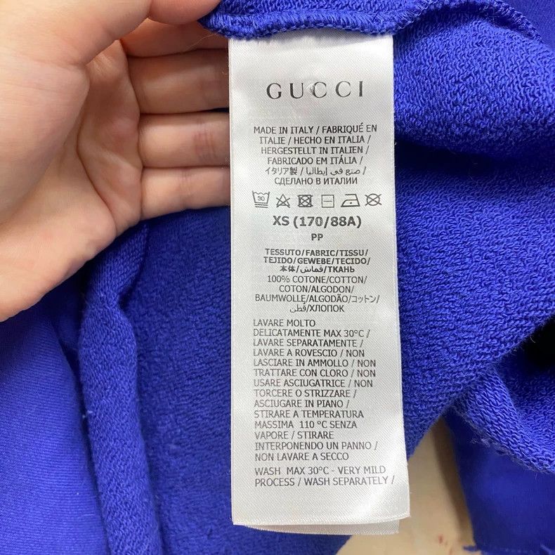 Gucci Gucci Co-branded clover letter logo short-sleeved hoodie 25 Size XS / US 0-2 / IT 36-38 - 4 Thumbnail