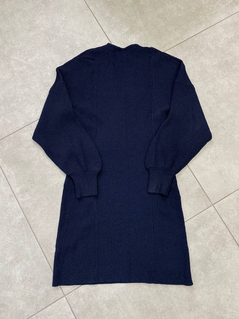Ganni Ganni 2021 Melange Knit V-Neck Long Sleeve Mini Dress Size L / US 10 / IT 46 - 2 Thumbnail