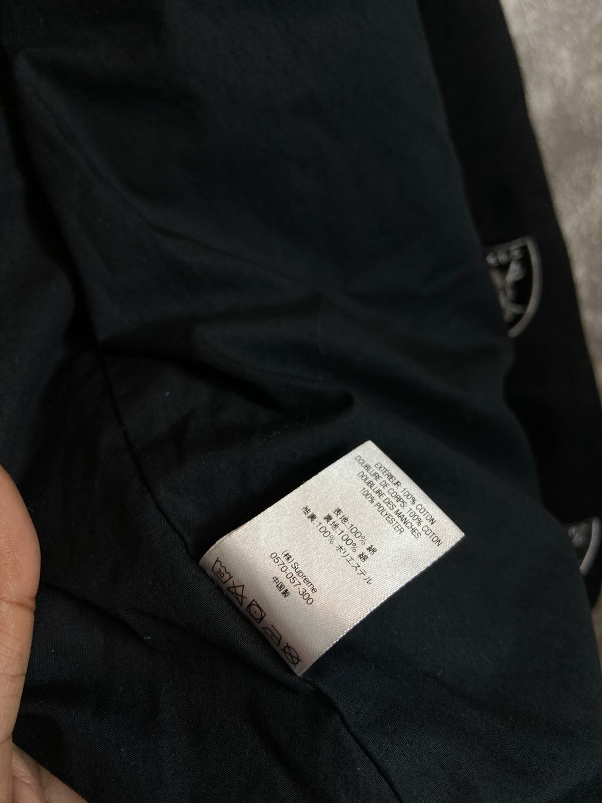 47 Brand × NFL × Supreme Supreme SS19 x NFL x Raiders x 47 Embroidered Jacket Size US M / EU 48-50 / 2 - 8 Thumbnail
